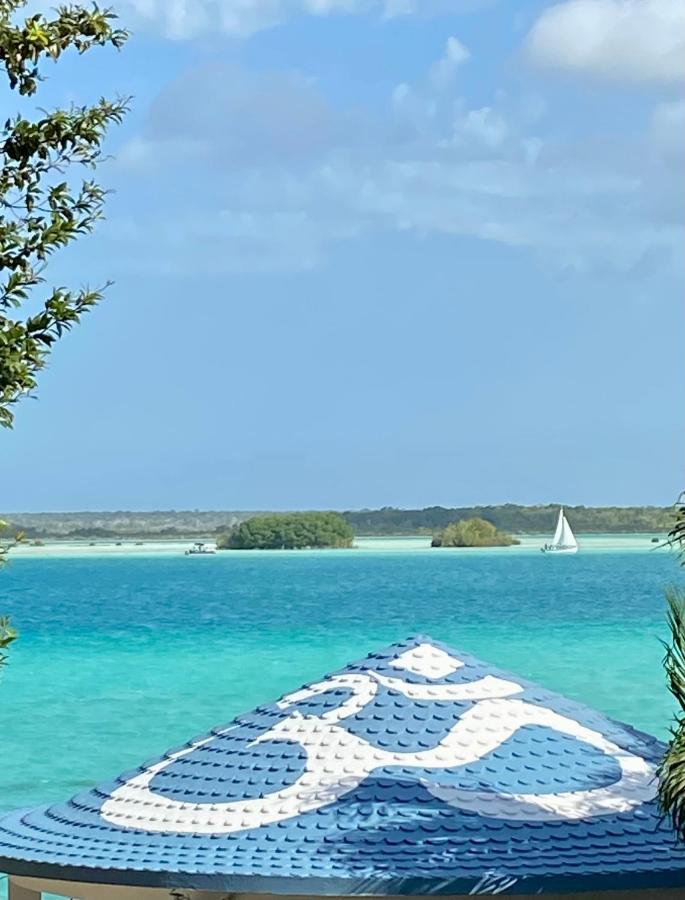Casa baklahar Andrómeda Hotel Bacalar Bagian luar foto